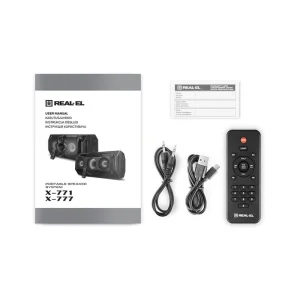 Акустична система REAL-EL X-771 Black, EL121600018 UA