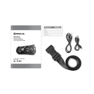 Акустична система REAL-EL X-737 Black, EL121600016 UA