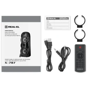 Акустическая система REAL-EL X-787 Black, EL121600008 UA
