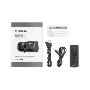 Акустична система REAL-EL X-757 Black, EL121600007 UA