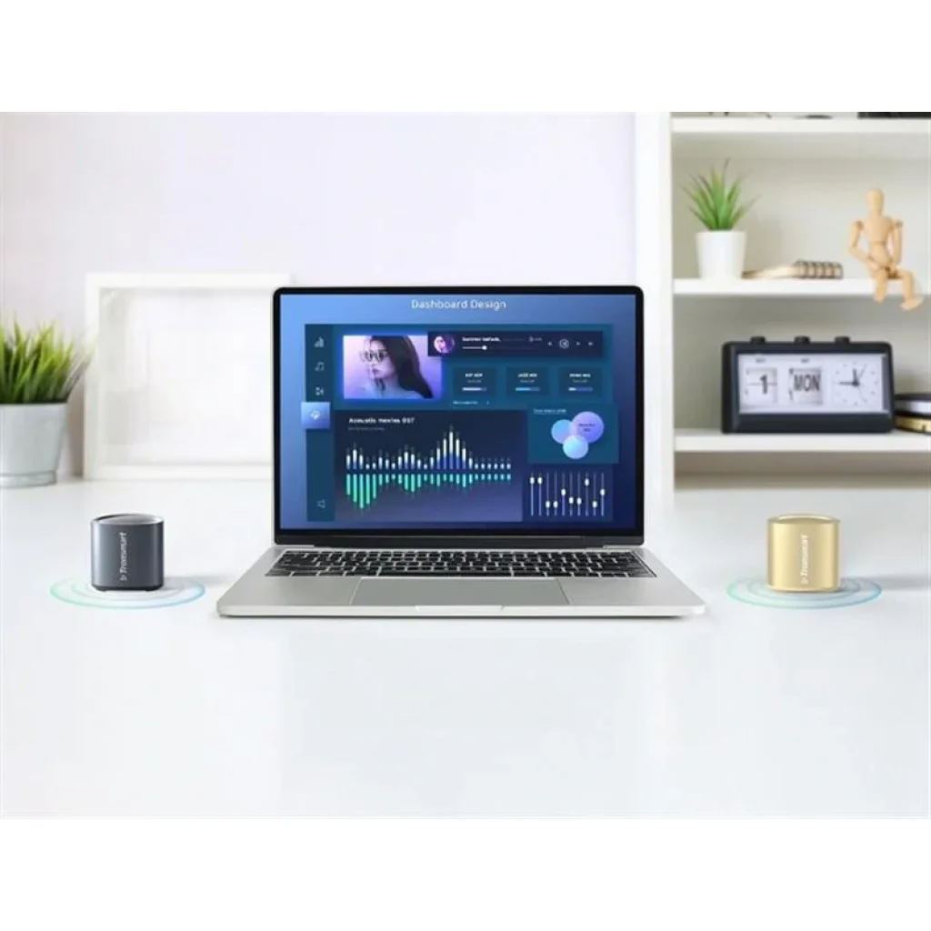 Акустическая система Tronsmart Nimo Mini Speaker Polar Black + Nimo Mini Speaker Gold (994703) UA