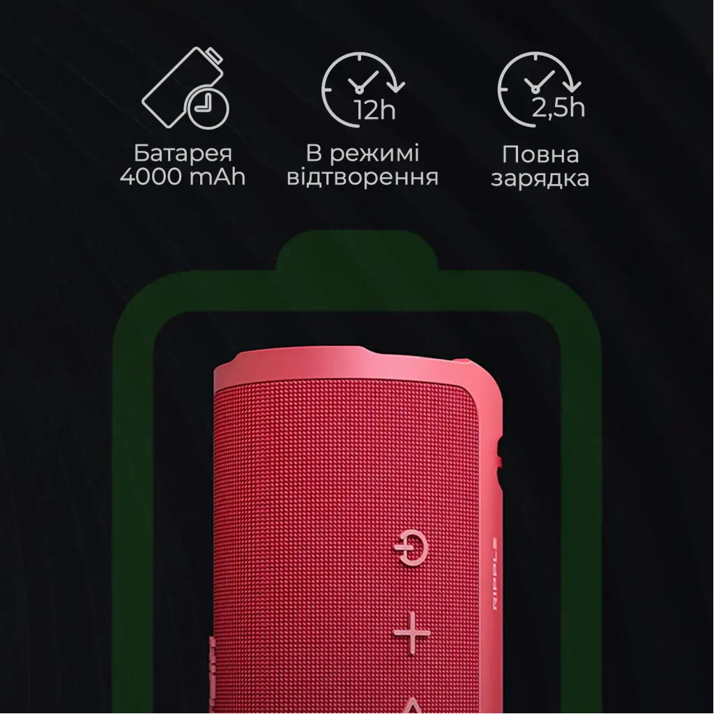 Акустическая система HiFuture Ripple 30W Red (ripple.red.) UA
