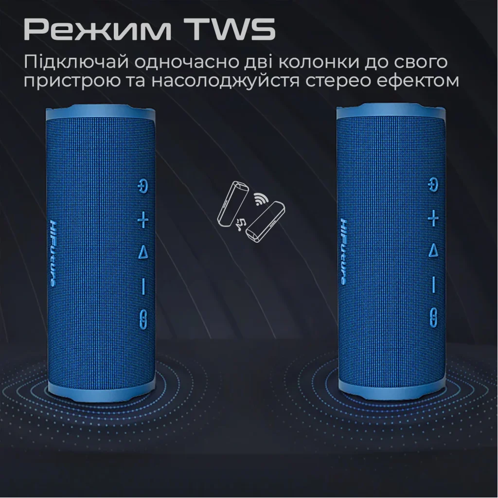 Акустична система HiFuture Ripple 30W Blue (ripple.blue.) UA