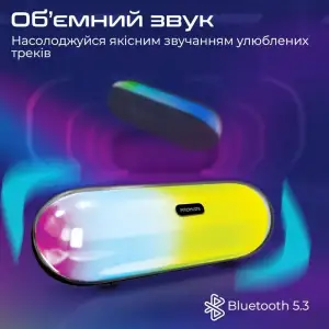 Акустическая система Promate Lumibar Black UA