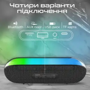 Акустическая система Promate Lumibar Black UA