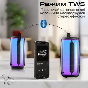 Акустическая система Promate Lumitower Black UA