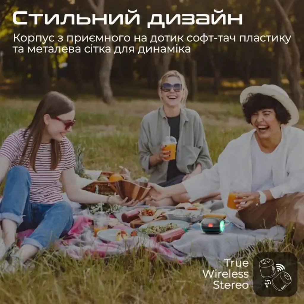 Акустическая система Promate Capsule-3 Black UA
