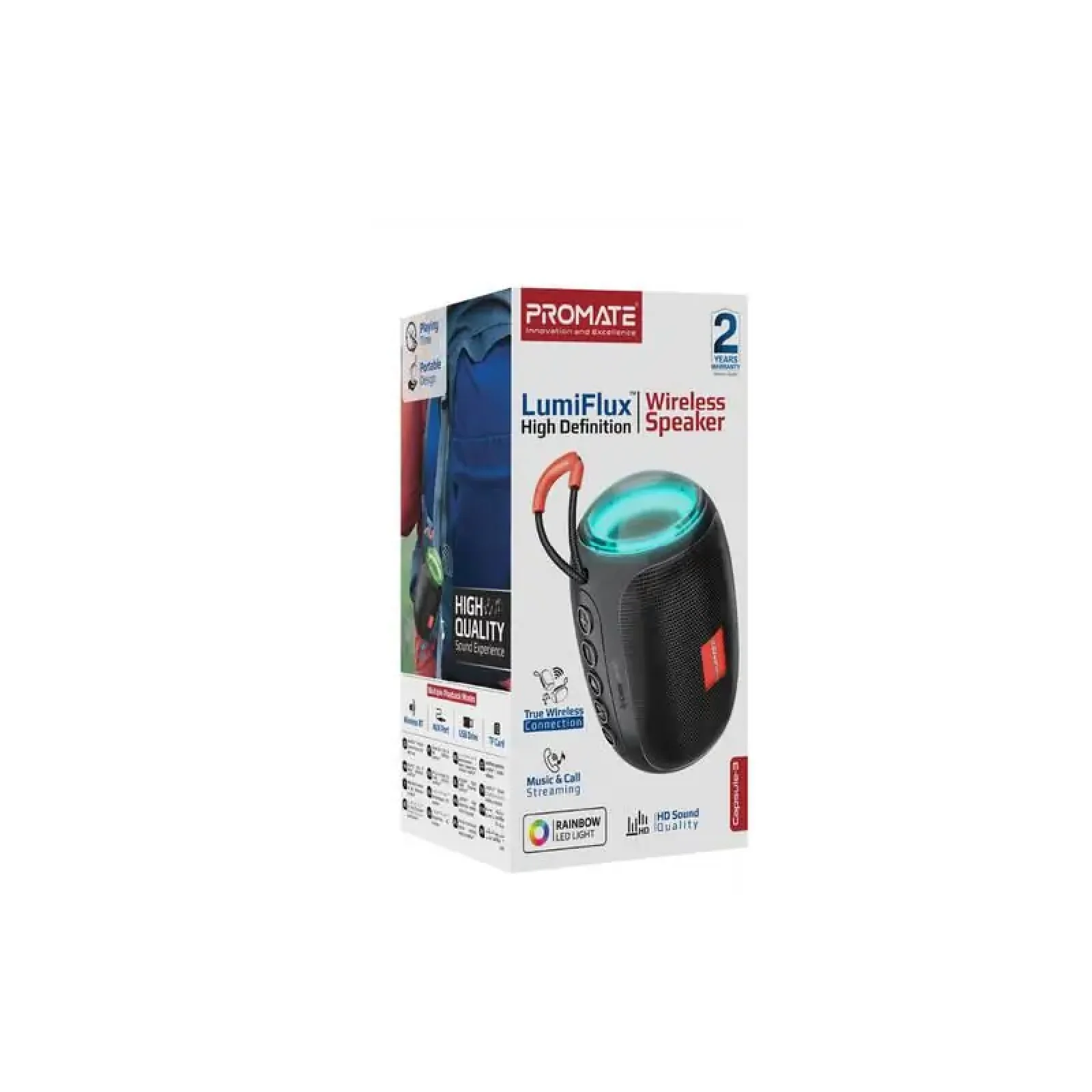 Акустична система Promate Capsule-3 Black UA