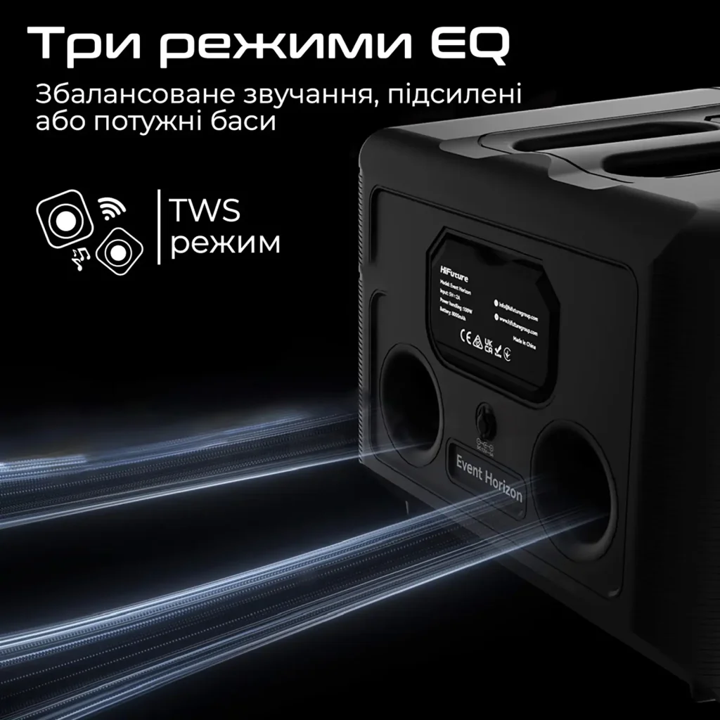 Акустична система HiFuture Event Horizon 100W Black (event horizon.black) UA