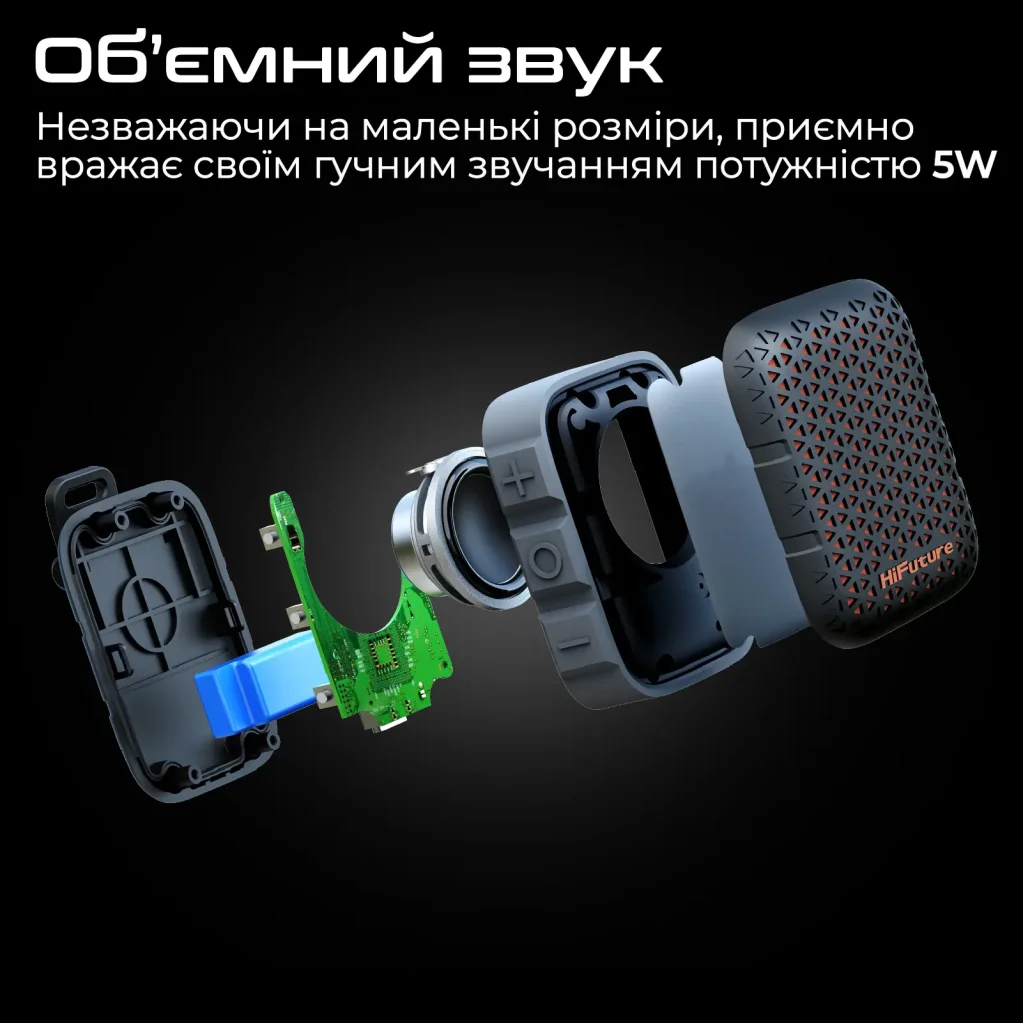 Акустична система HiFuture Pocket-S 5W Blue/Green (pocket-s.bluegreen) UA