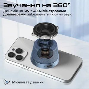 Акустическая система Promate Punch 3W Navy (punch.navy) UA