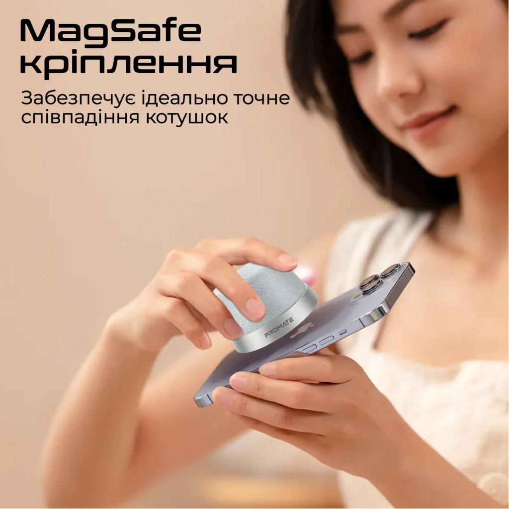 Акустична система Promate Punch 3W Silver (punch.silver) UA