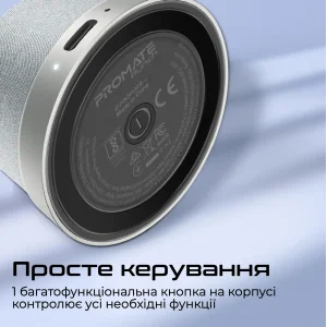 Акустична система Promate Punch 3W Silver (punch.silver) UA