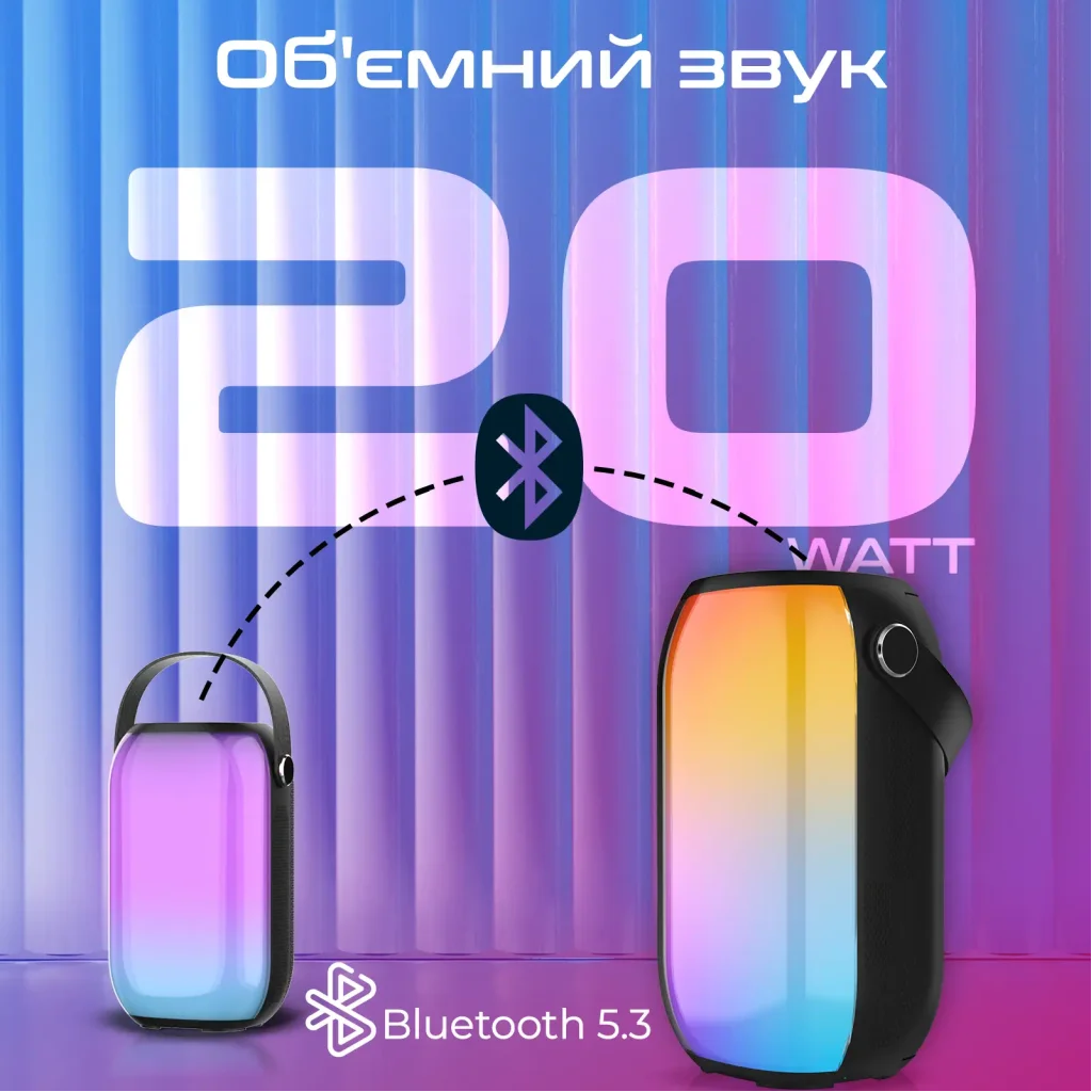Акустична система Promate Spectro-20 20W Black (spectro-20) UA