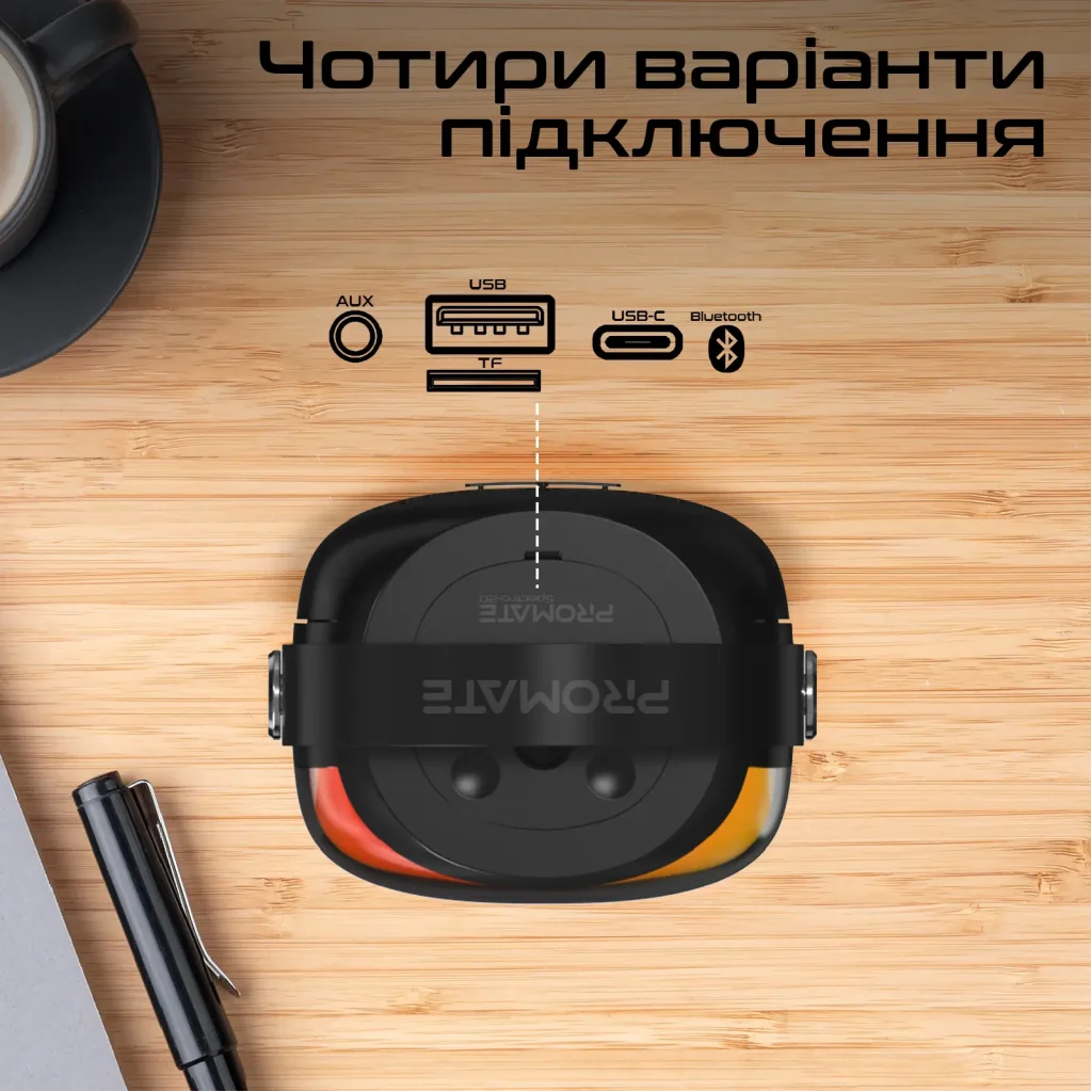 Акустична система Promate Spectro-20 20W Black (spectro-20) UA