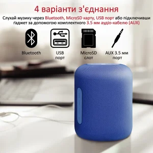 Акустическая система Promate Boom-10 W Blue (boom-10.blue) UA