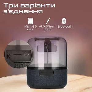 Акустическая система Promate Glitz-L 10W Black (glitz-l.black) UA