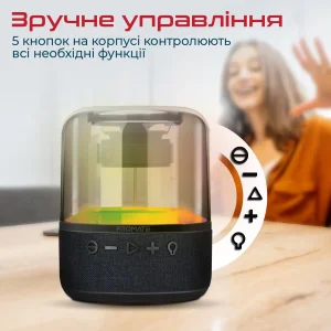 Акустическая система Promate Glitz-L 10W Black (glitz-l.black) UA
