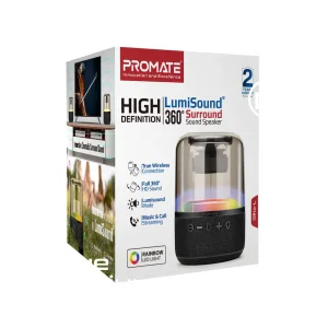 Акустическая система Promate Glitz-L 10W Black (glitz-l.black) UA
