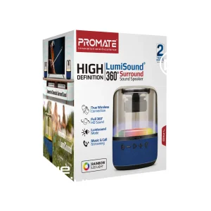 Акустическая система Promate Glitz-L 10W Blue (glitz-l.blue) UA