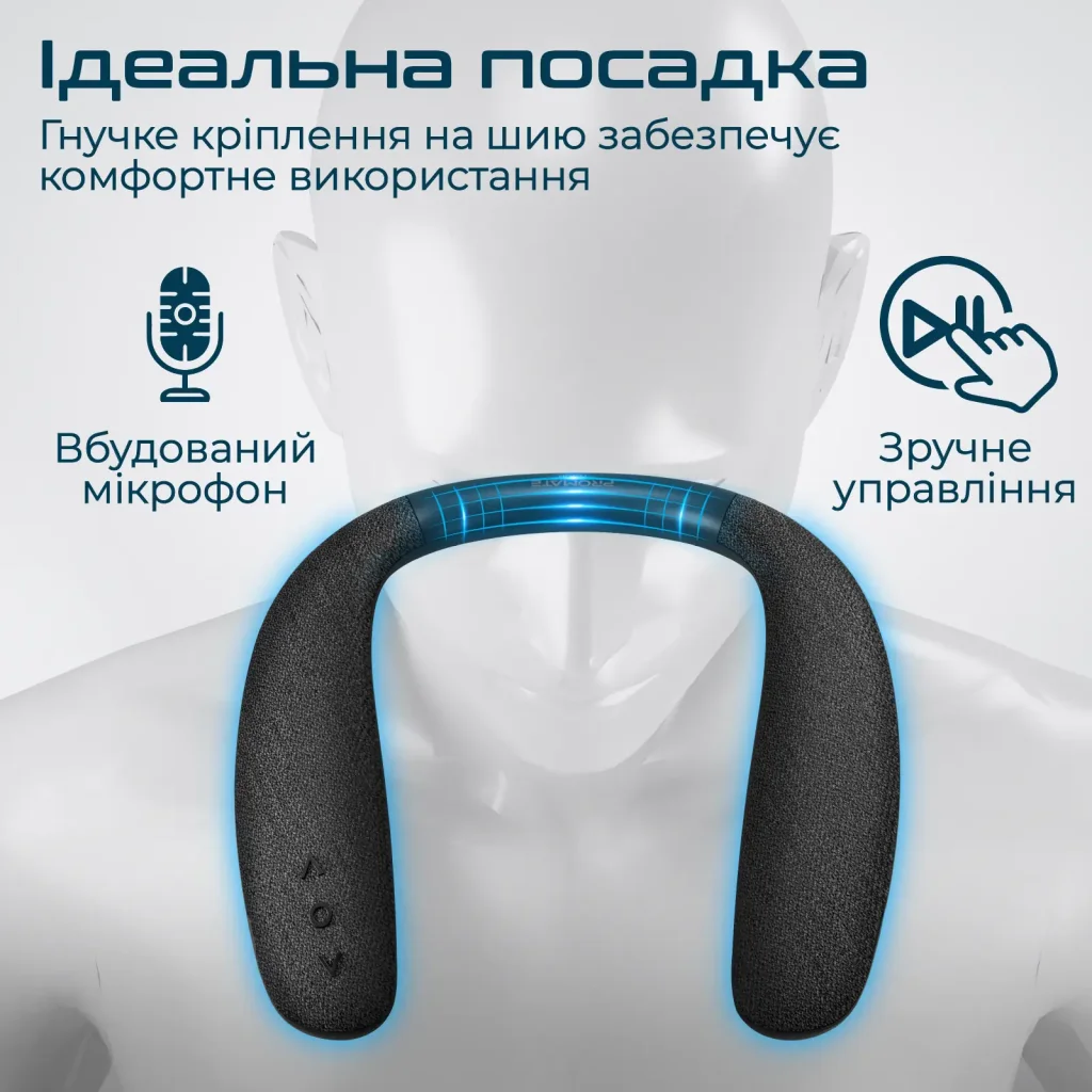 Акустична система Promate Hook 6W Black (hook.black) UA