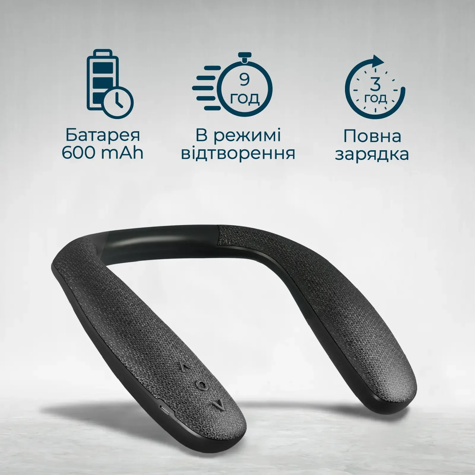 Акустическая система Promate Hook 6W Black (hook.black) UA