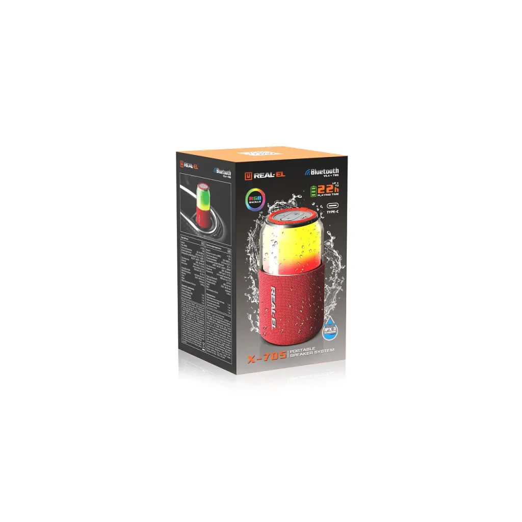 Акустична система REAL-EL X-705 Red UA