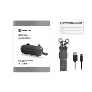 Акустична система REAL-EL X-725 Black UA