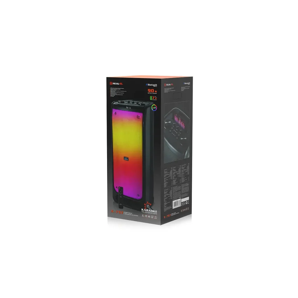 Акустична система REAL-EL X-797 Black UA