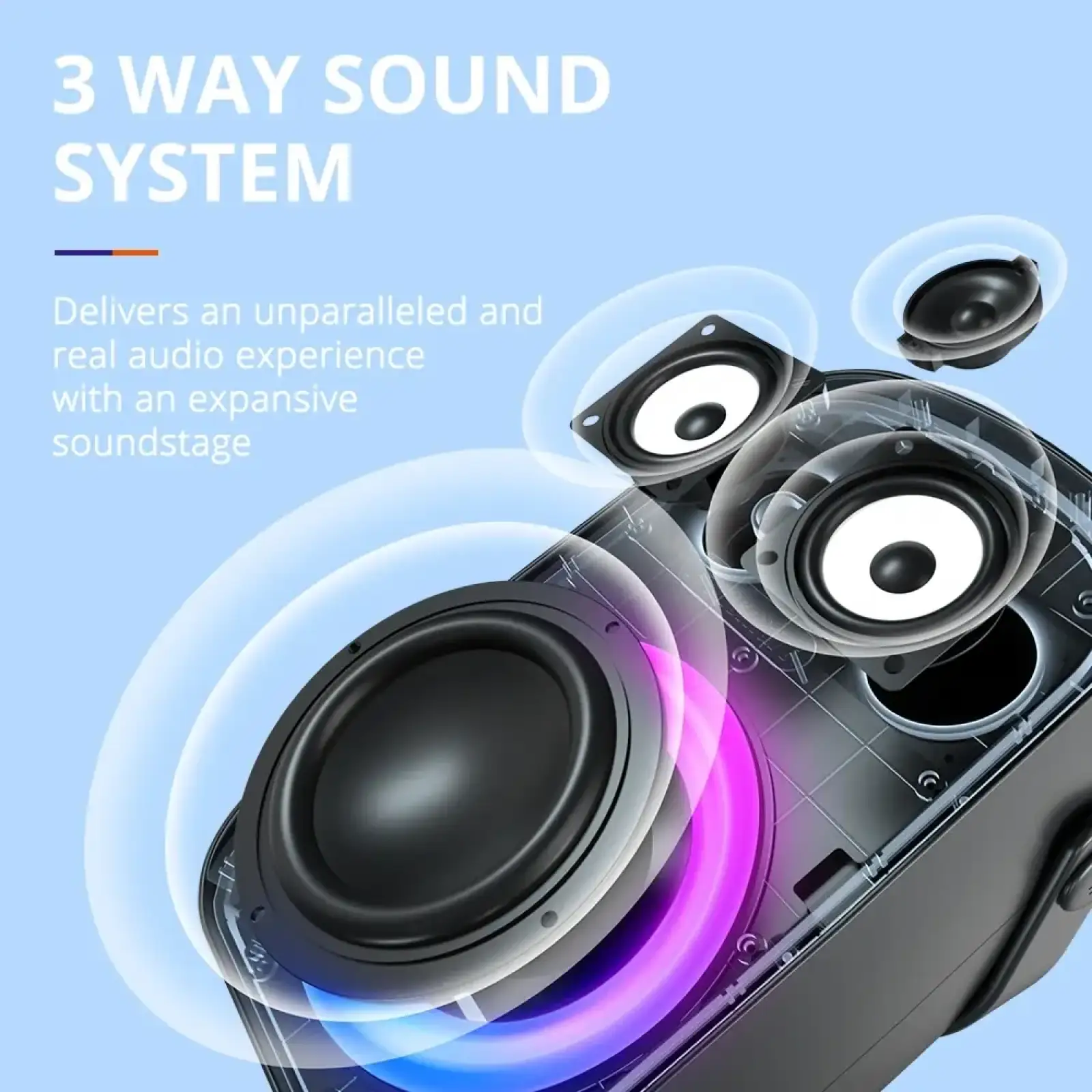 Акустическая система Tronsmart Halo 100 Black (862339) UA