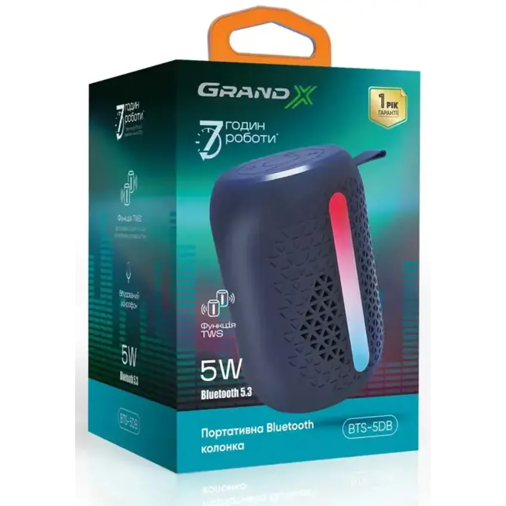 Акустическая система Grand-X BTS-5DB UA