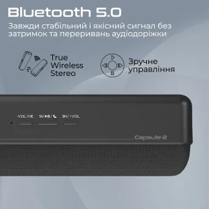 Акустическая система Promate Capsule-2 6W Black UA