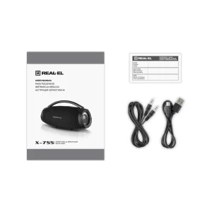 Акустическая система REAL-EL X-755 Black UA