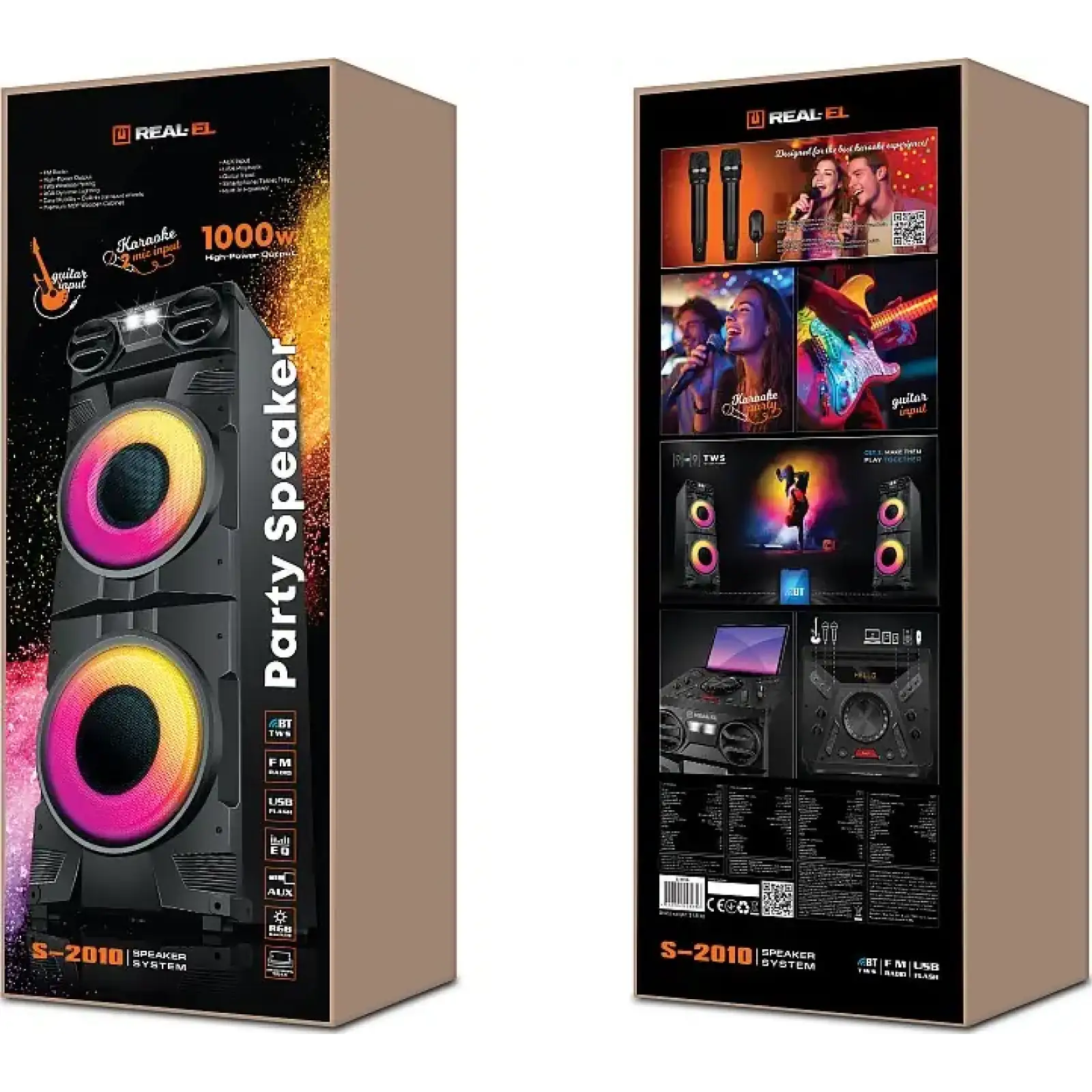 Акустическая система REAL-EL S-2010 Black UA