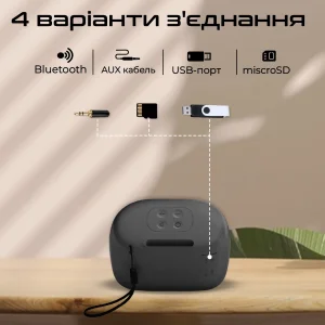 Акустична система Promate Mood 5W Black UA