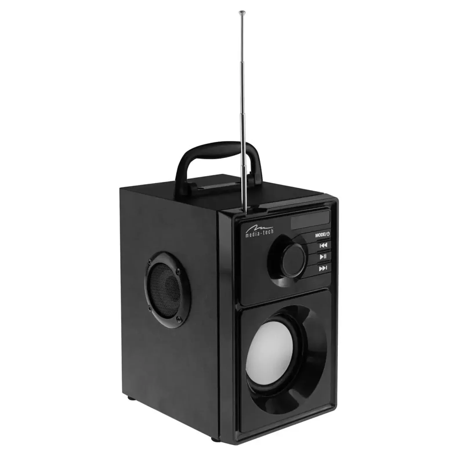 Акустична система Media-Tech Boombox Silver Black (MT3179) UA