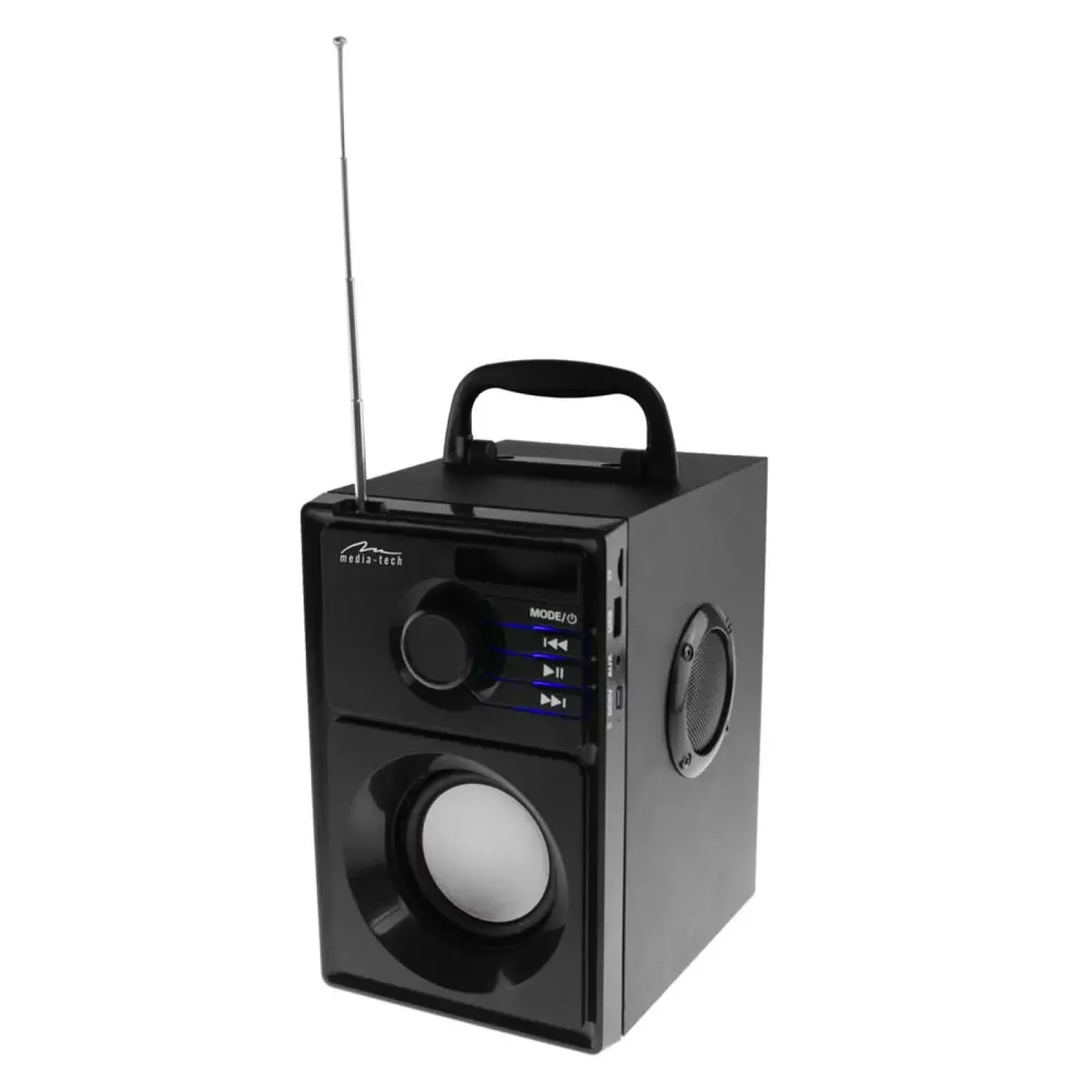 Акустична система Media-Tech Boombox Silver Black (MT3179) UA