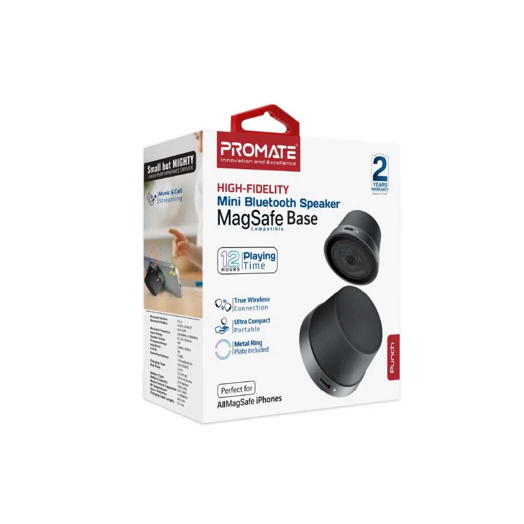 Акустическая система Promate Punch 3W Black UA