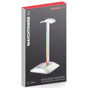 Держатель для наушников FragON Watchtower 2U RGB Silver (FGLHH22WTWTR2URGB) UA
