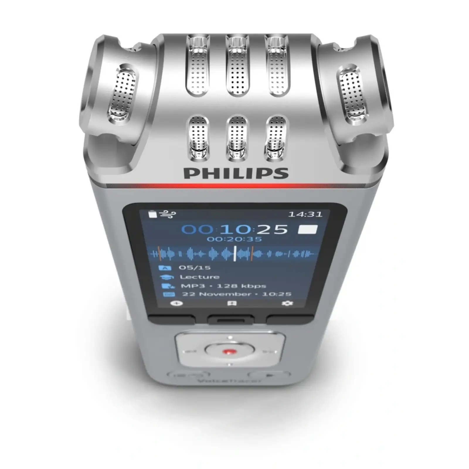 Диктофон Philips DVT4110 8GB Silver UA