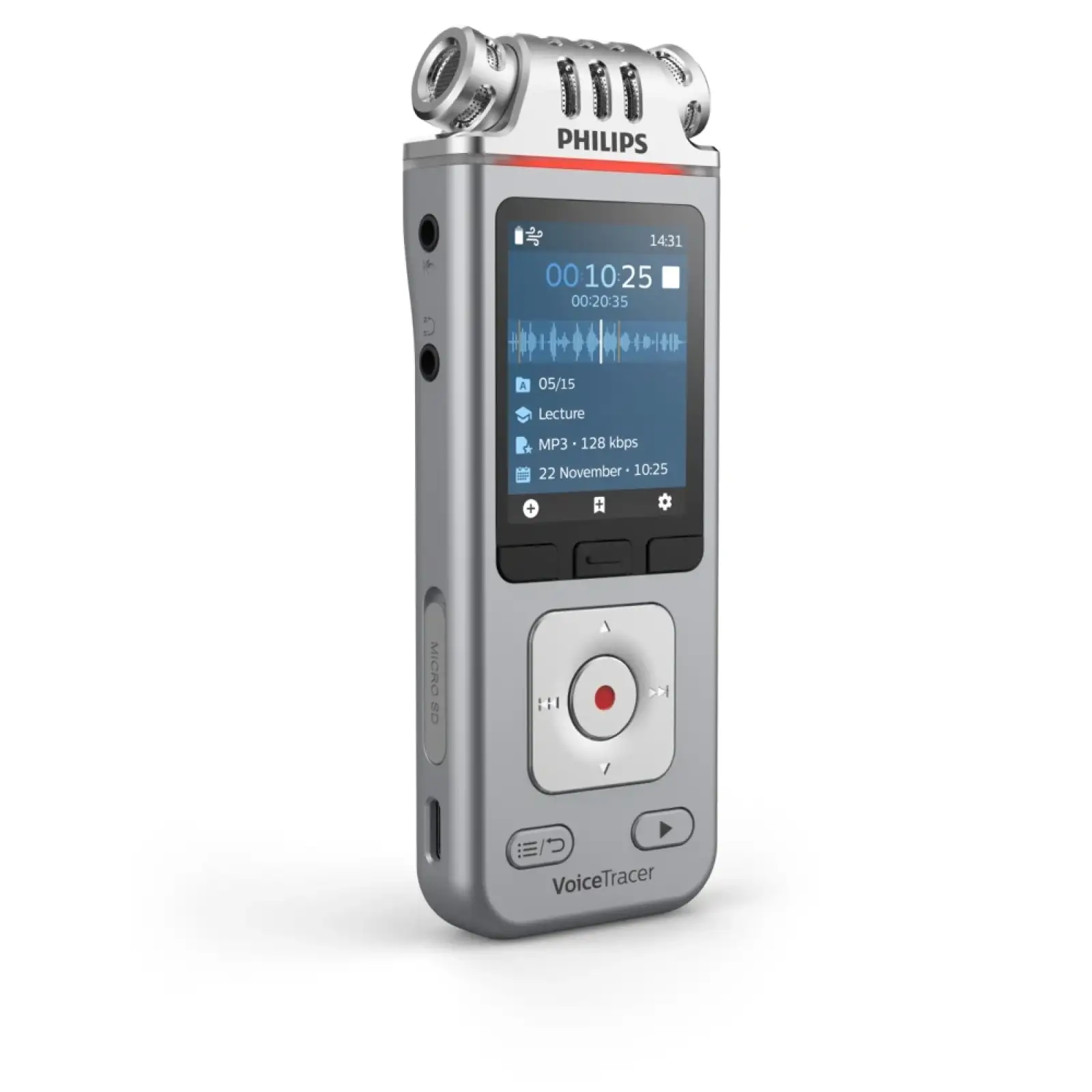 Диктофон Philips DVT4110 8GB Silver UA