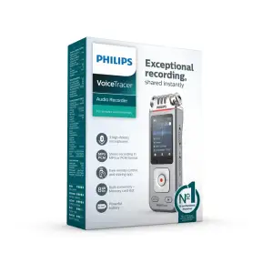 Диктофон Philips DVT4110 8GB Silver UA