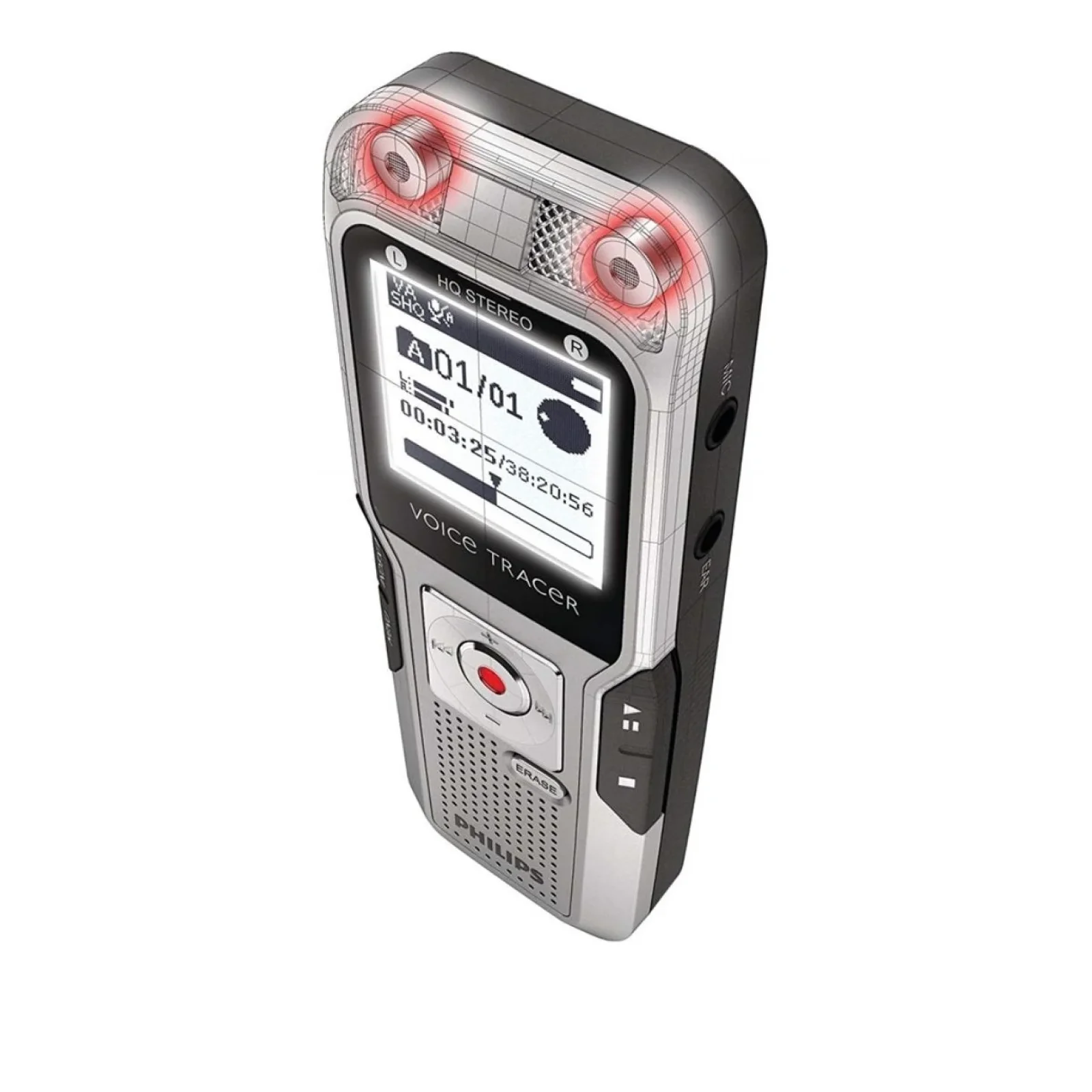 Диктофон Philips DVT3200 4GB Silver UA