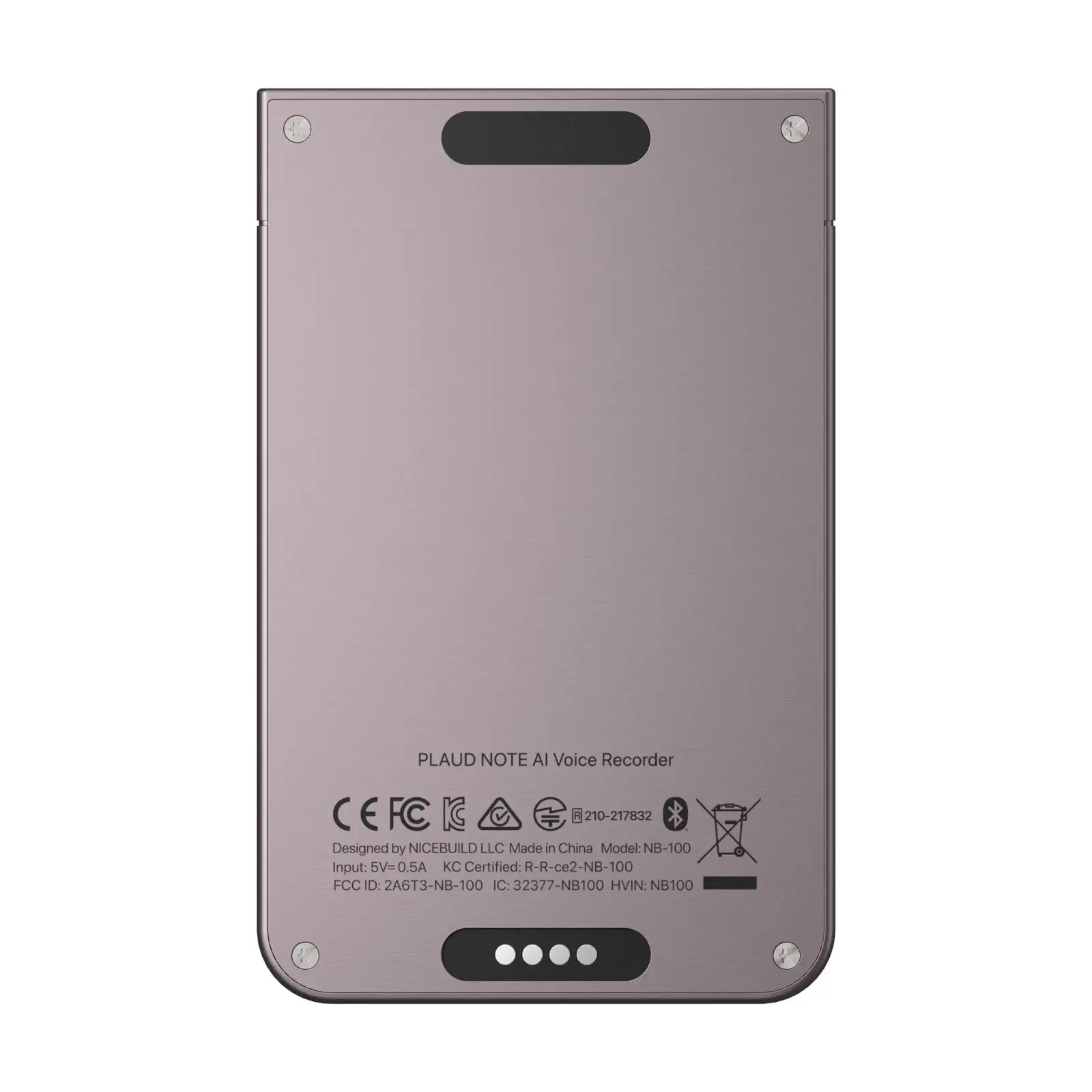 Диктофон Plaud AI Note Starlight (NB-100-ST) UA