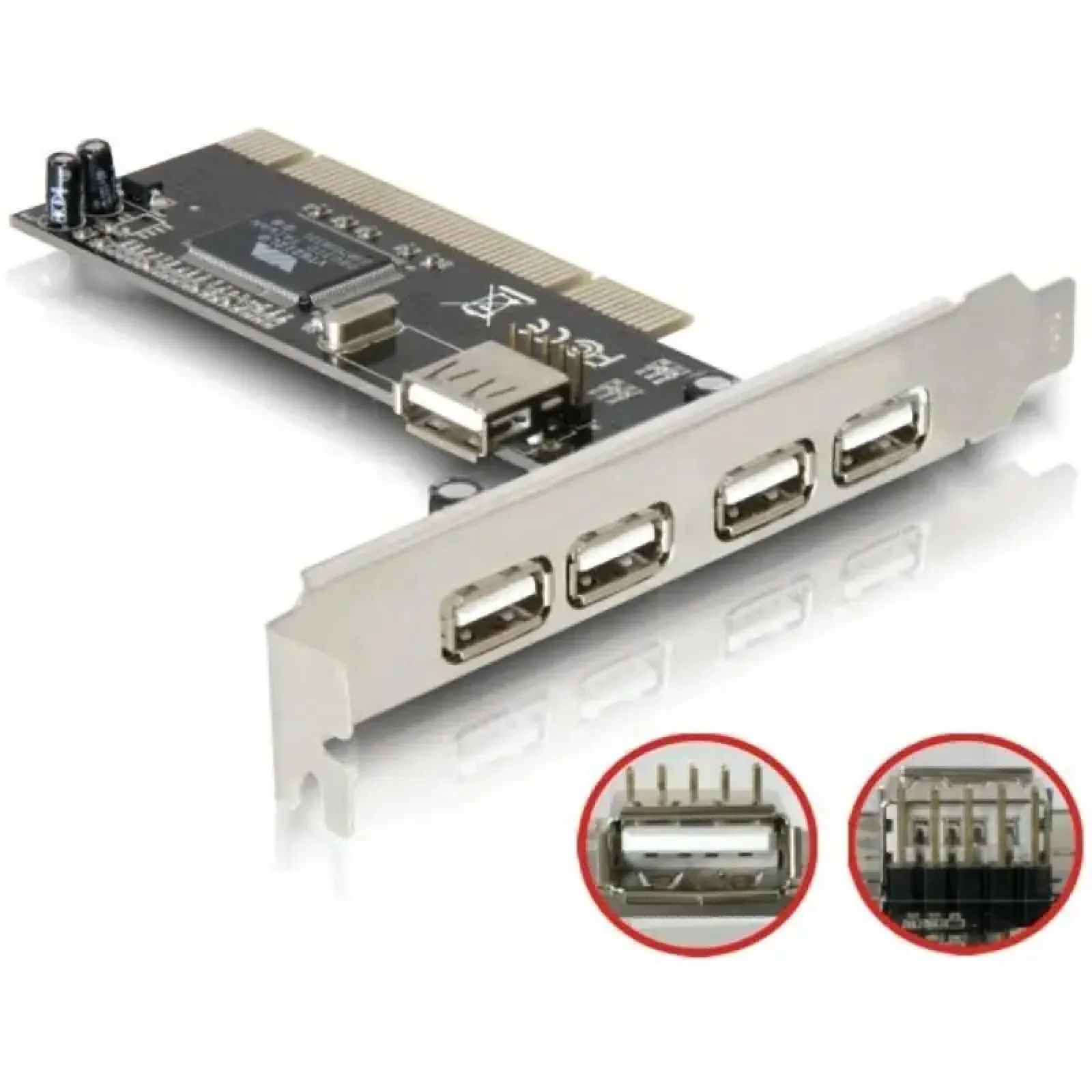 Контроллер USB 2.0 PCI card, 4-port, NEC chip UA