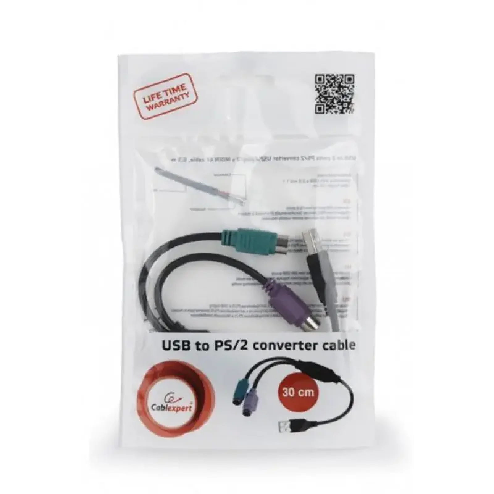 Контроллер Cablexpert (UAPS12-BK), USB 1.1/2 x PS/2, 0.3 м, черный UA