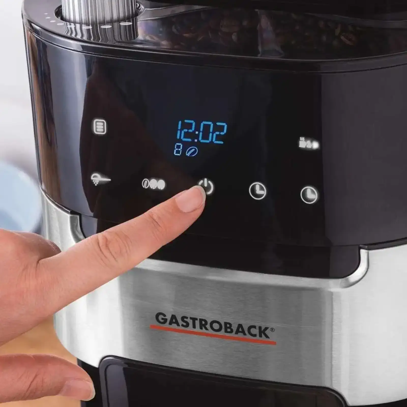 Кофеварка Gastroback Coffee Machine Grind & Brew Pro Thermo (42711S) UA