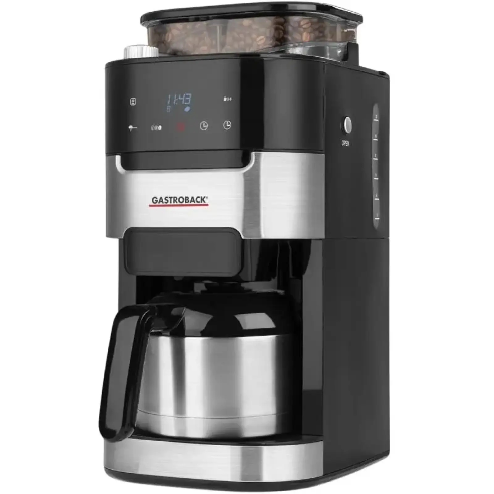 Кофеварка Gastroback Coffee Machine Grind & Brew Pro Thermo (42711S) UA