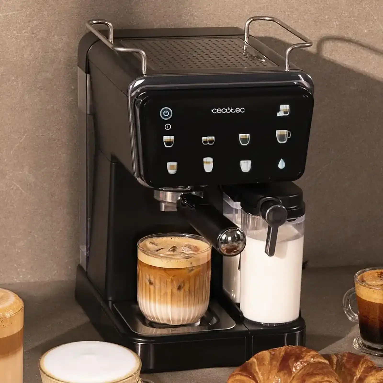 Кавоварка ріжкова Cecotec Power Espresso Touch ColdBrew Latte (A01EU01108986) UA