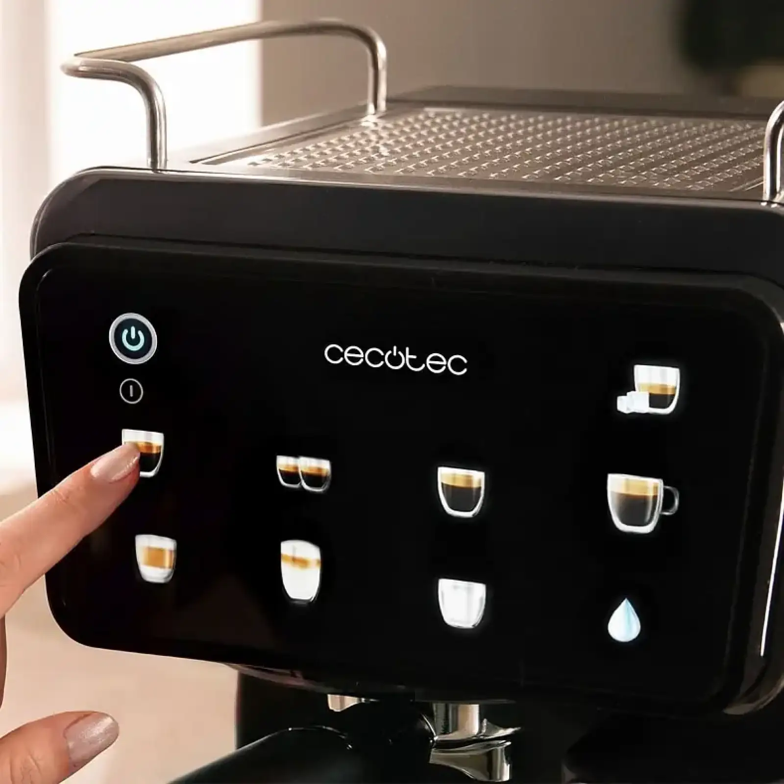Кавоварка ріжкова Cecotec Power Espresso Touch ColdBrew Latte (A01EU01108986) UA